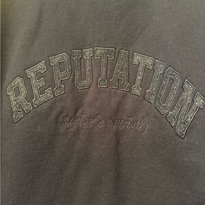 Taylor Swift Reputation Black Sweatshirt